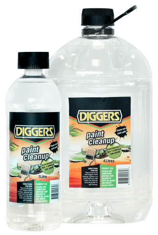 Diggers Paint Cleanup