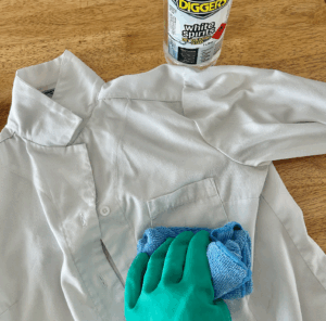 Diggers White Spirits for back-to-school uniform stain removal