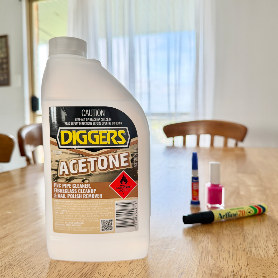 4 Things DIGGERS™ Acetone Can Do Around Your Home - Diggers Australia